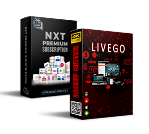 NXT IPTV med Livego Backup i produktæske